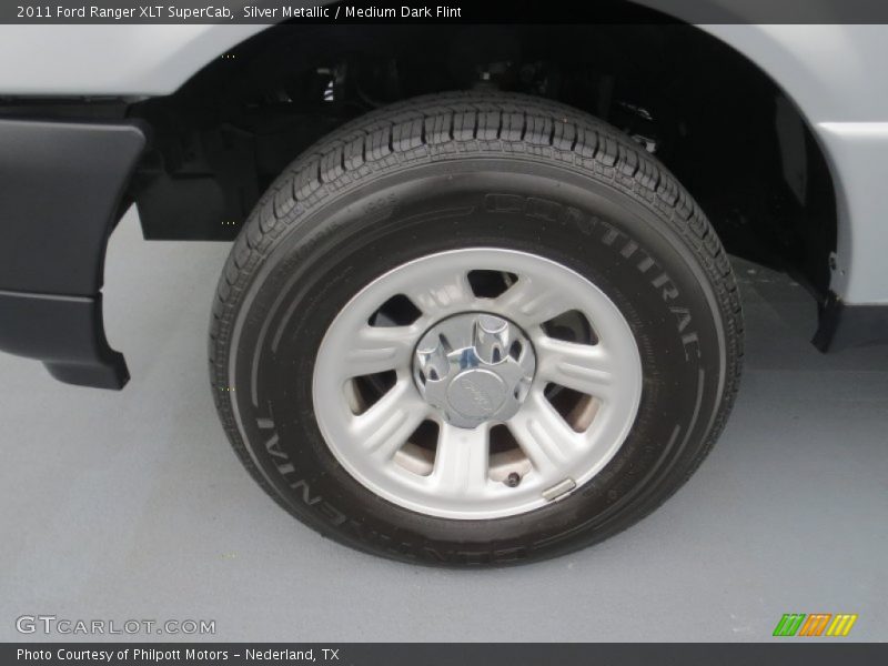 Silver Metallic / Medium Dark Flint 2011 Ford Ranger XLT SuperCab