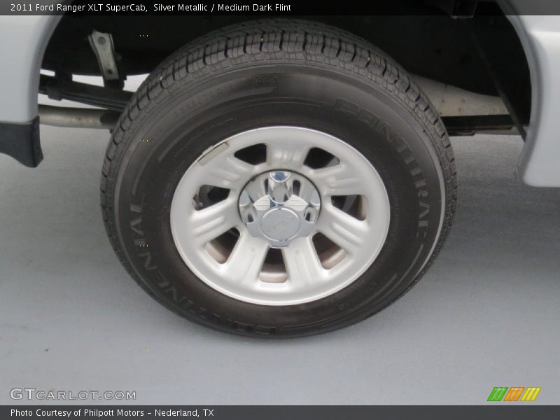 Silver Metallic / Medium Dark Flint 2011 Ford Ranger XLT SuperCab