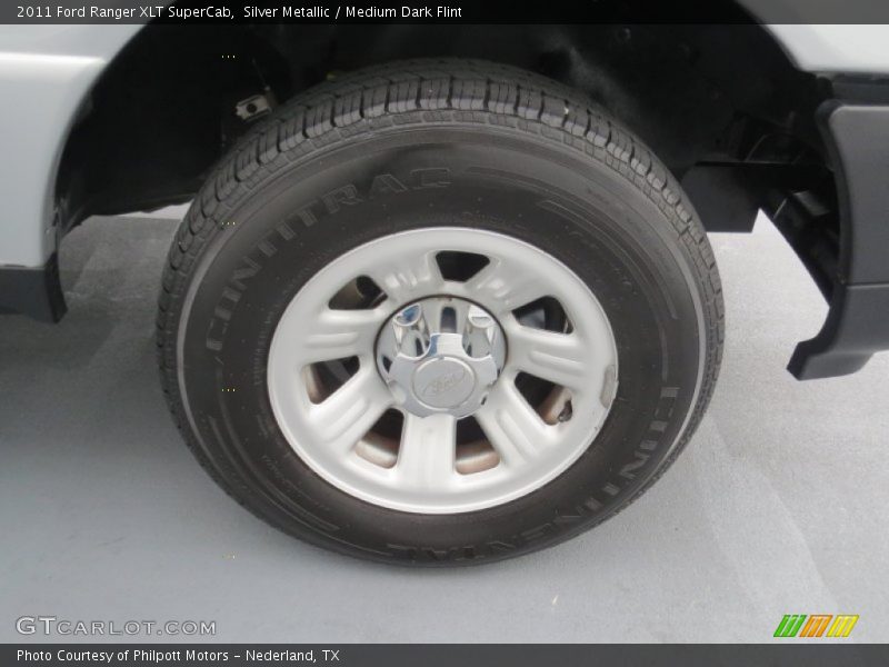 Silver Metallic / Medium Dark Flint 2011 Ford Ranger XLT SuperCab