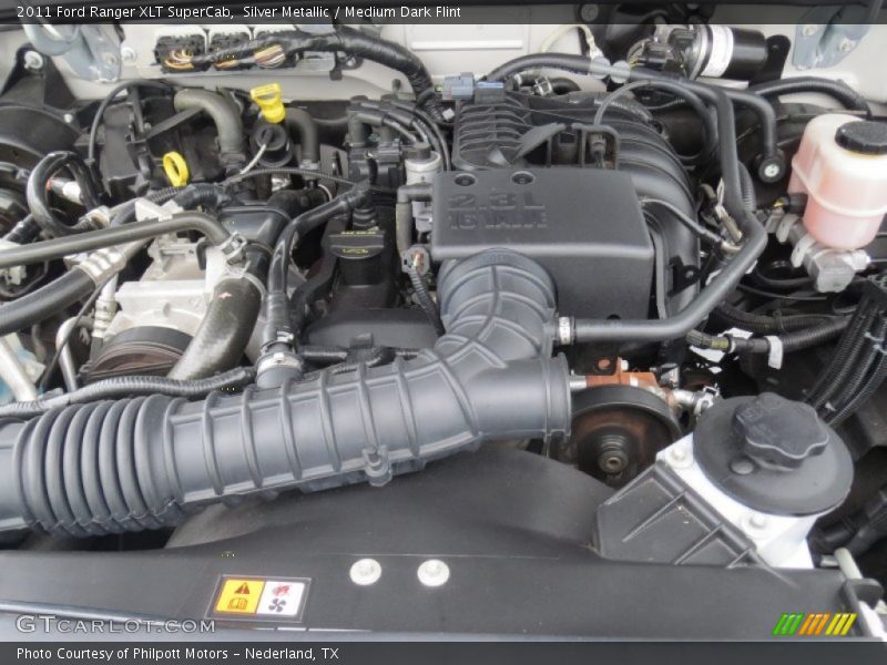 Silver Metallic / Medium Dark Flint 2011 Ford Ranger XLT SuperCab