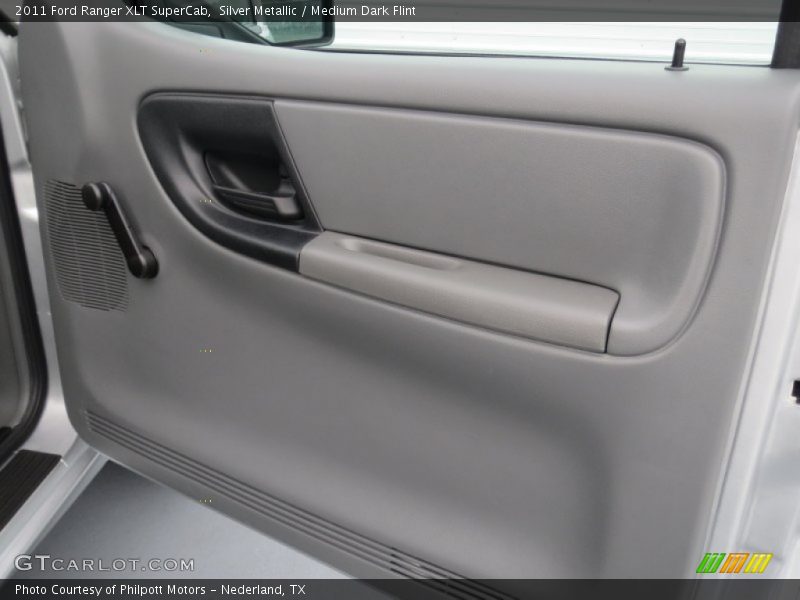 Silver Metallic / Medium Dark Flint 2011 Ford Ranger XLT SuperCab
