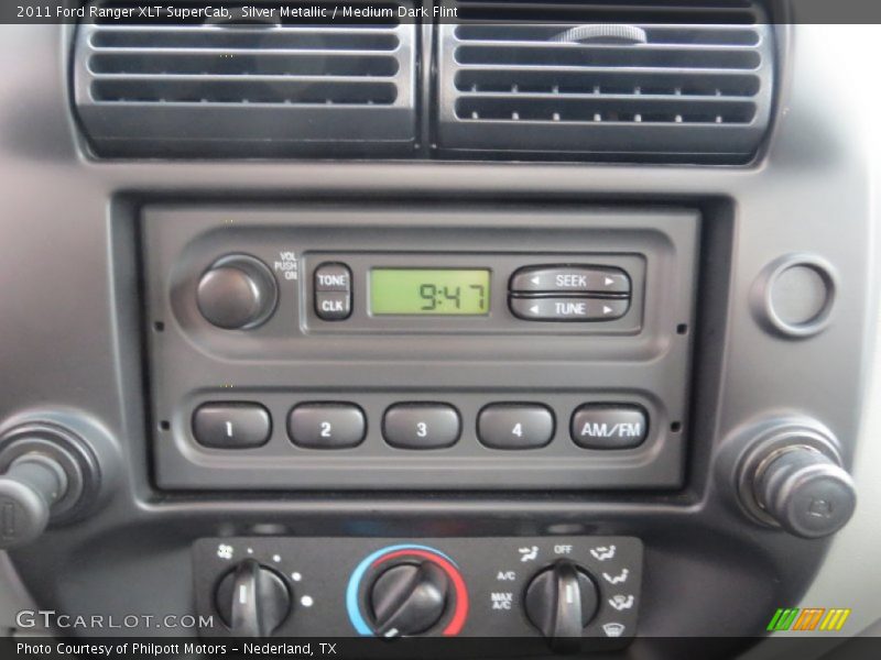 Silver Metallic / Medium Dark Flint 2011 Ford Ranger XLT SuperCab