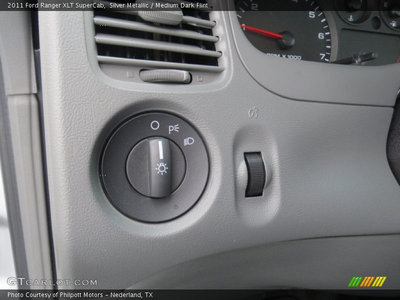 Silver Metallic / Medium Dark Flint 2011 Ford Ranger XLT SuperCab