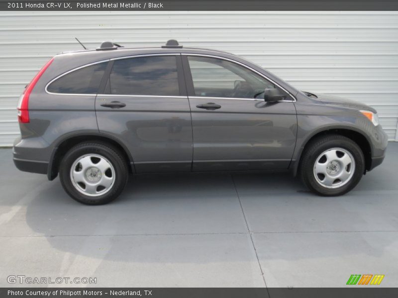 Polished Metal Metallic / Black 2011 Honda CR-V LX