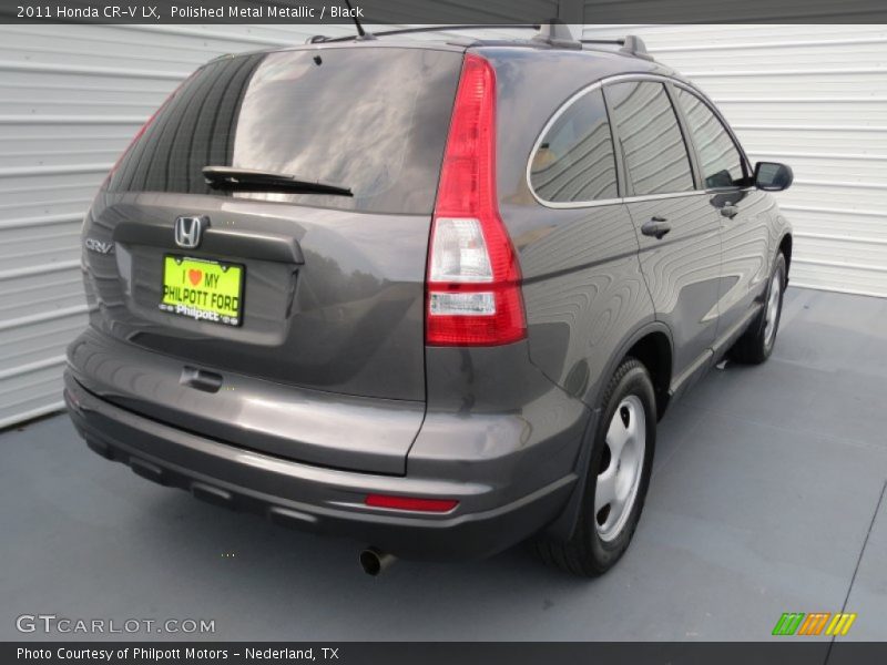 Polished Metal Metallic / Black 2011 Honda CR-V LX