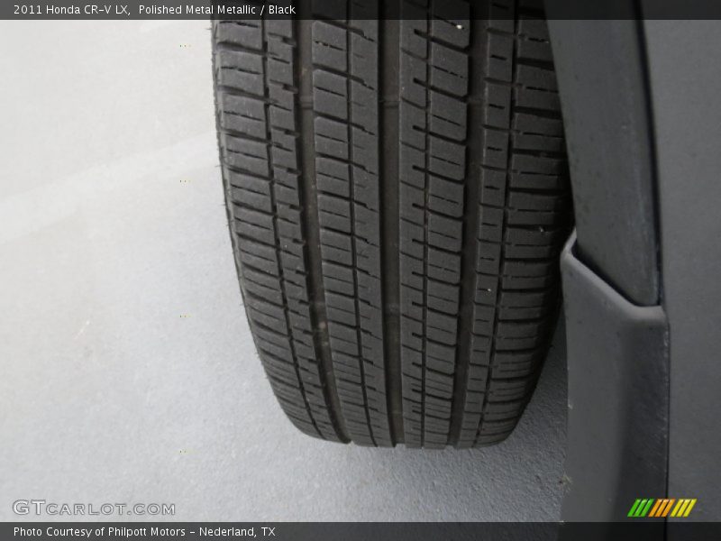Polished Metal Metallic / Black 2011 Honda CR-V LX