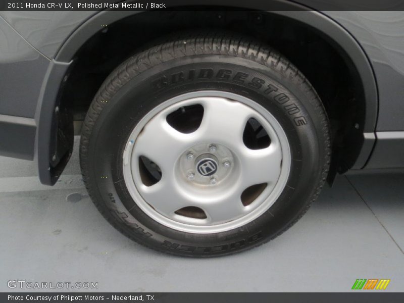 Polished Metal Metallic / Black 2011 Honda CR-V LX