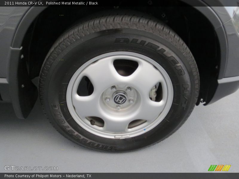 Polished Metal Metallic / Black 2011 Honda CR-V LX