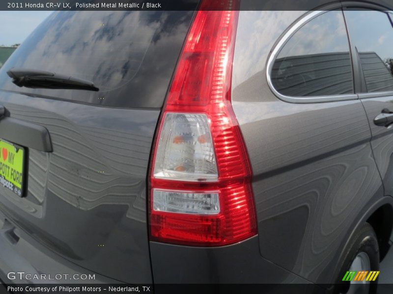 Polished Metal Metallic / Black 2011 Honda CR-V LX