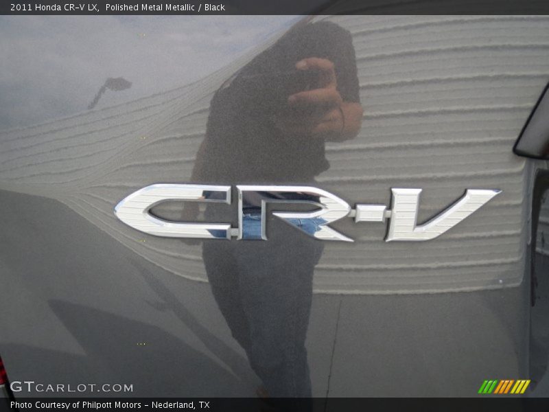 Polished Metal Metallic / Black 2011 Honda CR-V LX