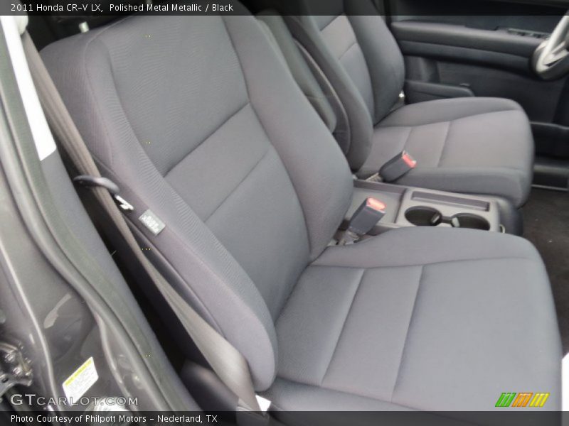 Polished Metal Metallic / Black 2011 Honda CR-V LX