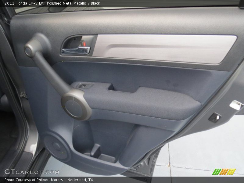 Polished Metal Metallic / Black 2011 Honda CR-V LX
