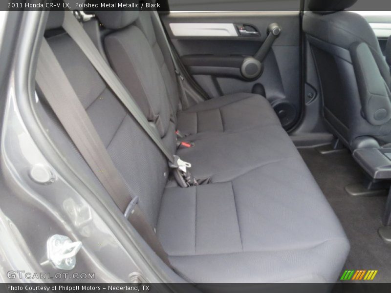 Polished Metal Metallic / Black 2011 Honda CR-V LX