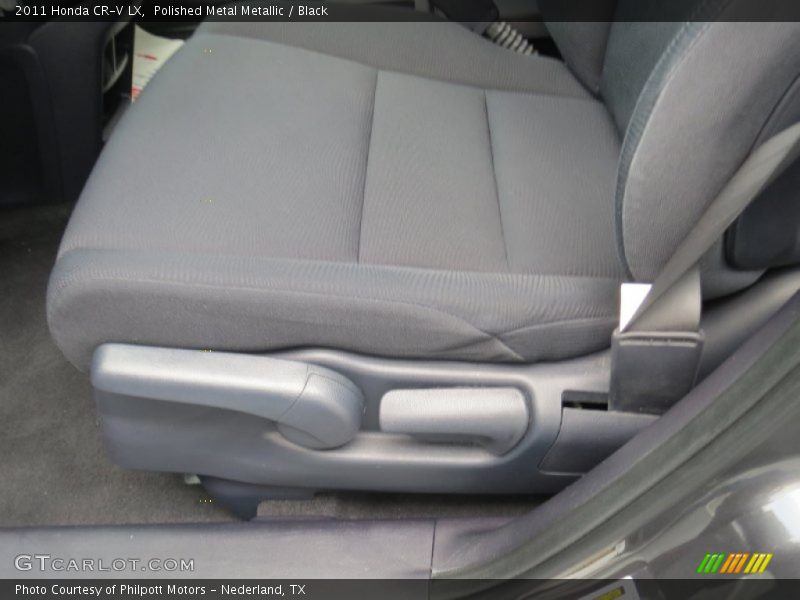 Polished Metal Metallic / Black 2011 Honda CR-V LX