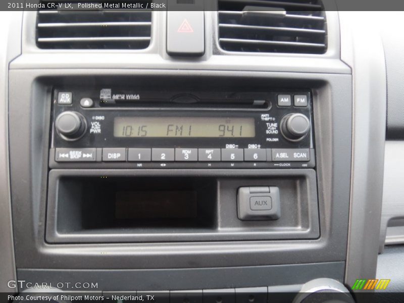 Polished Metal Metallic / Black 2011 Honda CR-V LX