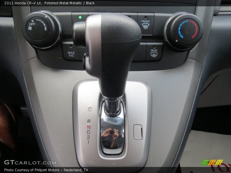 Polished Metal Metallic / Black 2011 Honda CR-V LX