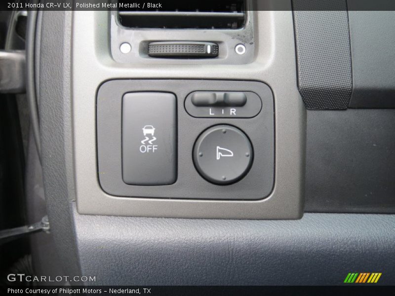 Polished Metal Metallic / Black 2011 Honda CR-V LX