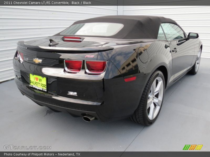 Black / Black 2011 Chevrolet Camaro LT/RS Convertible