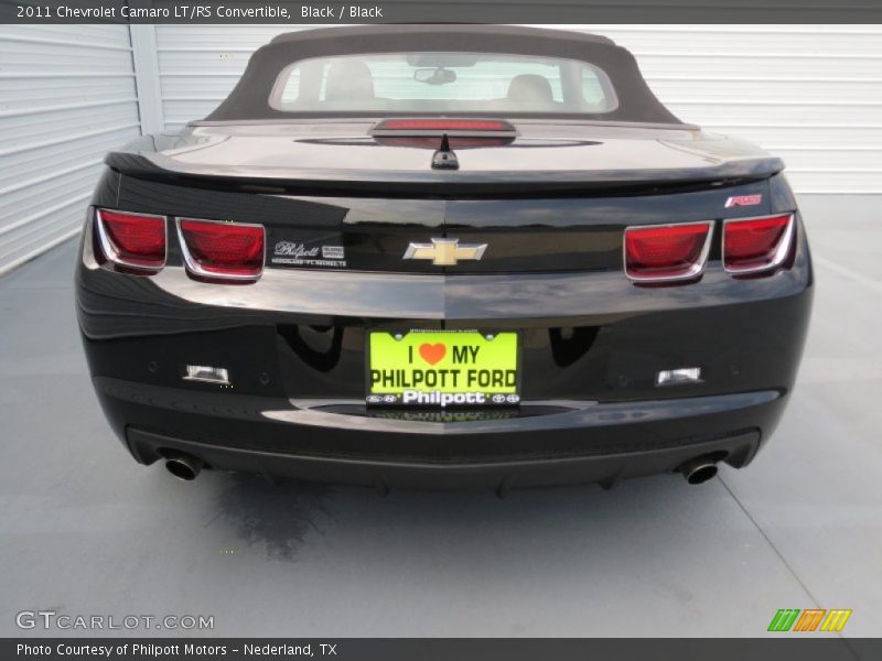 Black / Black 2011 Chevrolet Camaro LT/RS Convertible