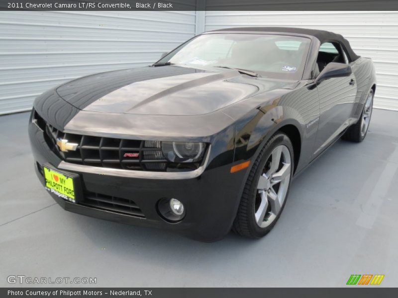 Black / Black 2011 Chevrolet Camaro LT/RS Convertible