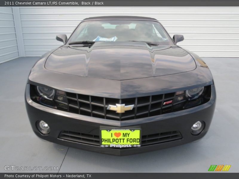 Black / Black 2011 Chevrolet Camaro LT/RS Convertible