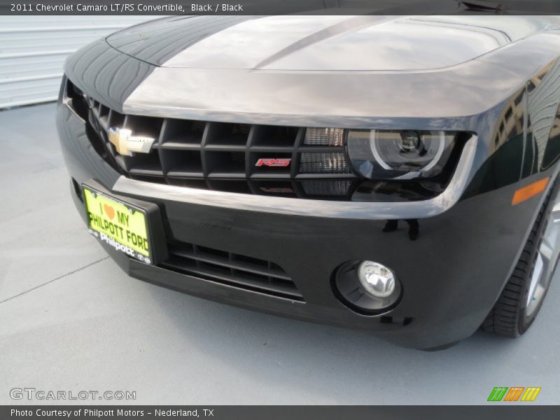 Black / Black 2011 Chevrolet Camaro LT/RS Convertible