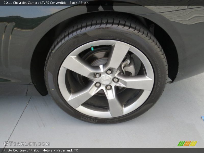 Black / Black 2011 Chevrolet Camaro LT/RS Convertible
