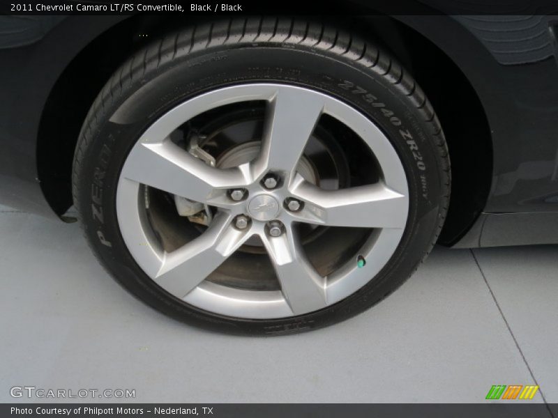 Black / Black 2011 Chevrolet Camaro LT/RS Convertible