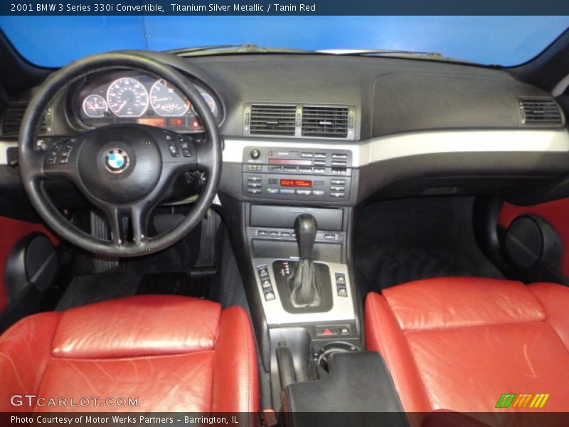 Titanium Silver Metallic / Tanin Red 2001 BMW 3 Series 330i Convertible