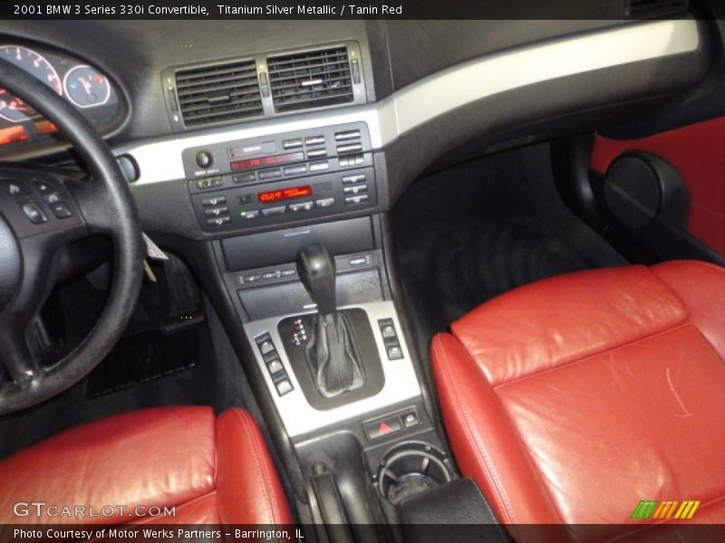Titanium Silver Metallic / Tanin Red 2001 BMW 3 Series 330i Convertible