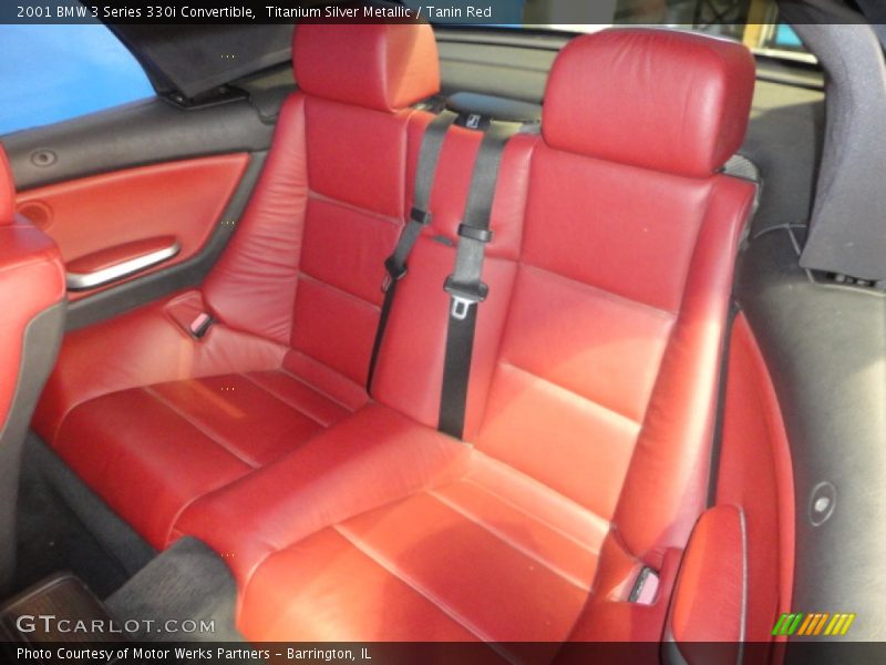 Titanium Silver Metallic / Tanin Red 2001 BMW 3 Series 330i Convertible