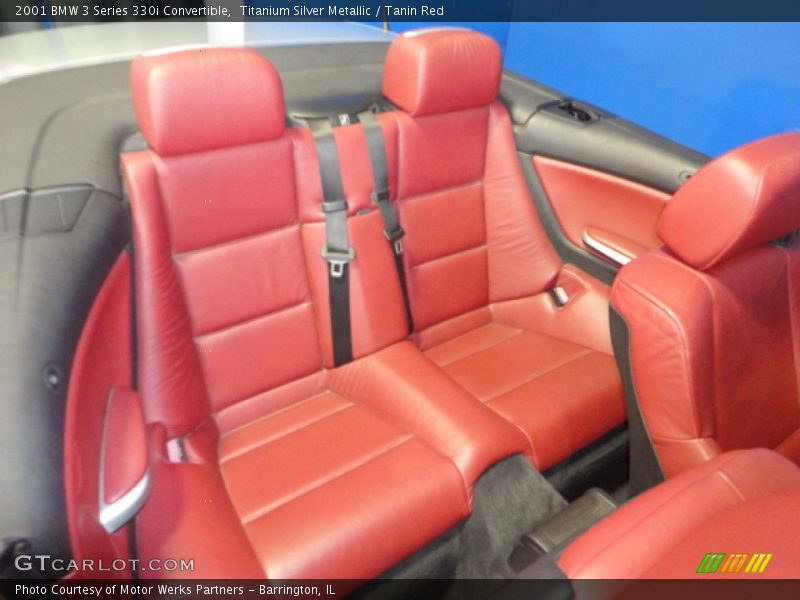 Titanium Silver Metallic / Tanin Red 2001 BMW 3 Series 330i Convertible