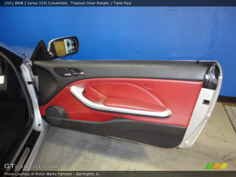 Titanium Silver Metallic / Tanin Red 2001 BMW 3 Series 330i Convertible