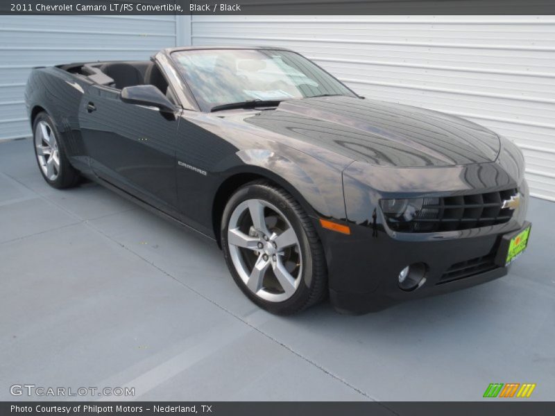 Black / Black 2011 Chevrolet Camaro LT/RS Convertible