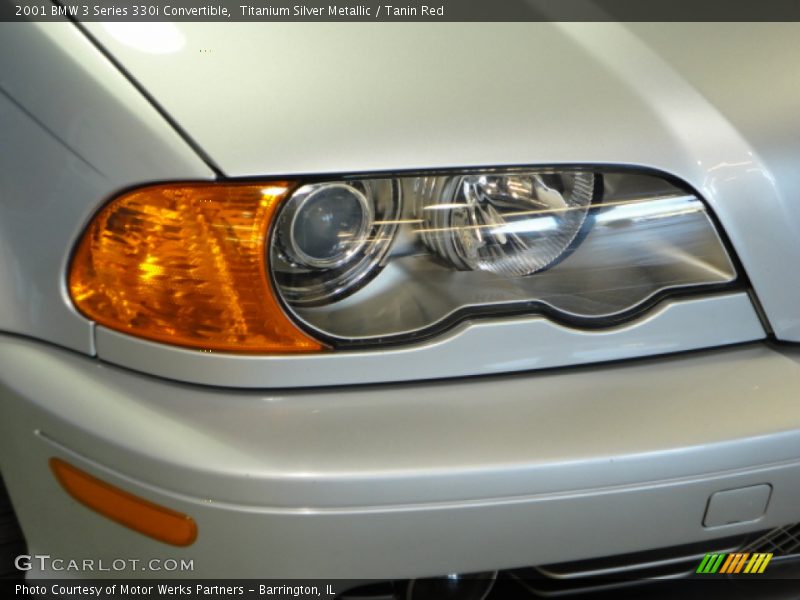 Titanium Silver Metallic / Tanin Red 2001 BMW 3 Series 330i Convertible