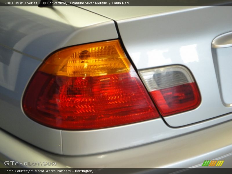 Titanium Silver Metallic / Tanin Red 2001 BMW 3 Series 330i Convertible