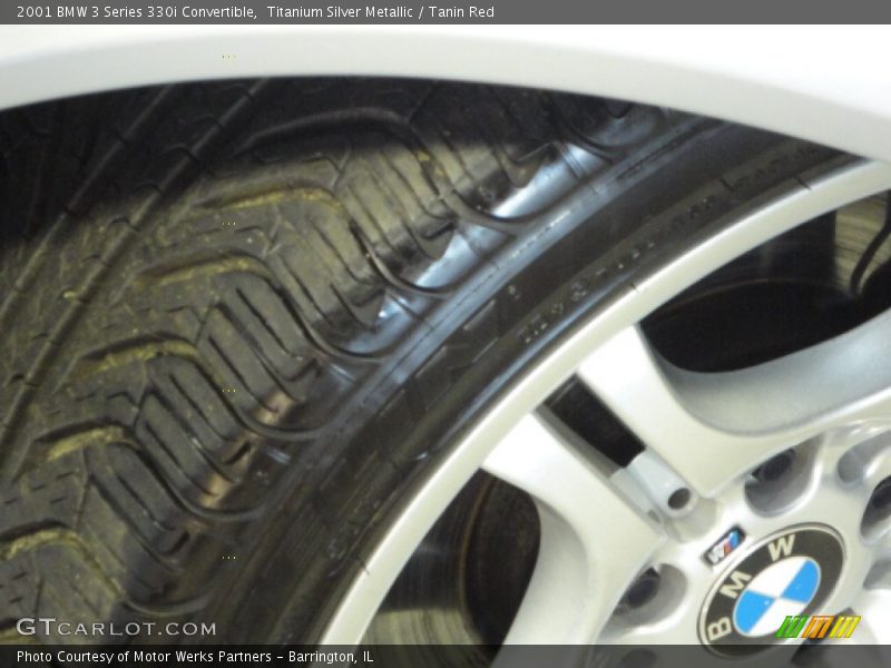 Titanium Silver Metallic / Tanin Red 2001 BMW 3 Series 330i Convertible