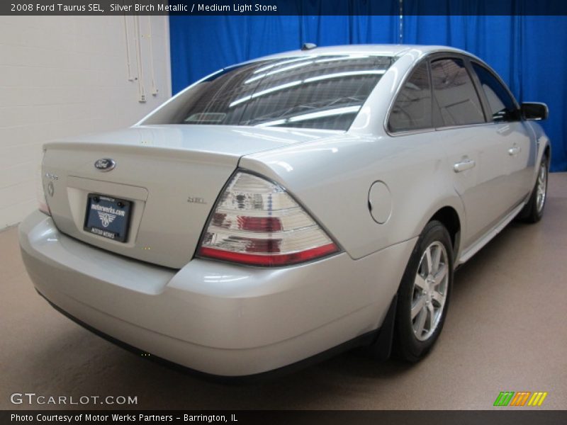 Silver Birch Metallic / Medium Light Stone 2008 Ford Taurus SEL