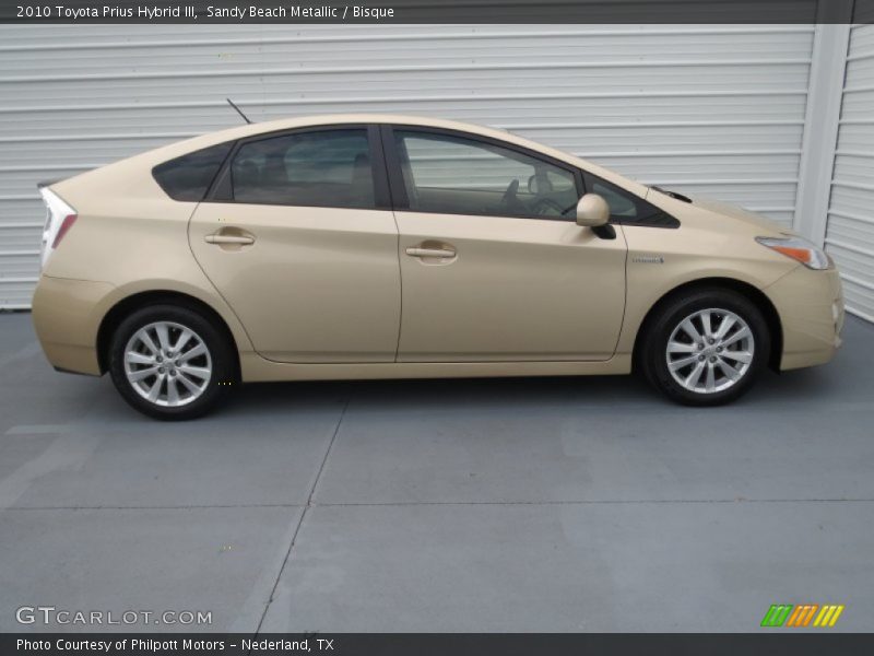 Sandy Beach Metallic / Bisque 2010 Toyota Prius Hybrid III
