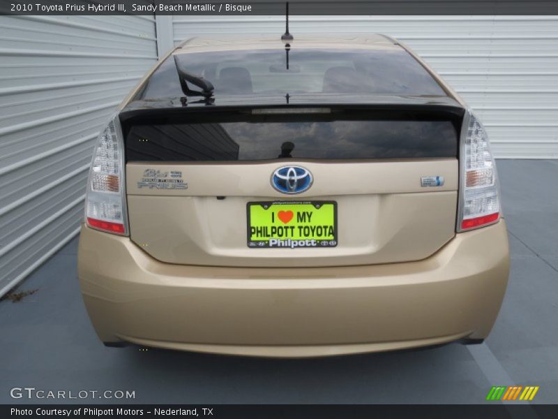 Sandy Beach Metallic / Bisque 2010 Toyota Prius Hybrid III