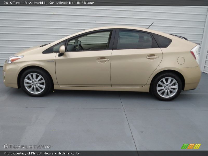 Sandy Beach Metallic / Bisque 2010 Toyota Prius Hybrid III