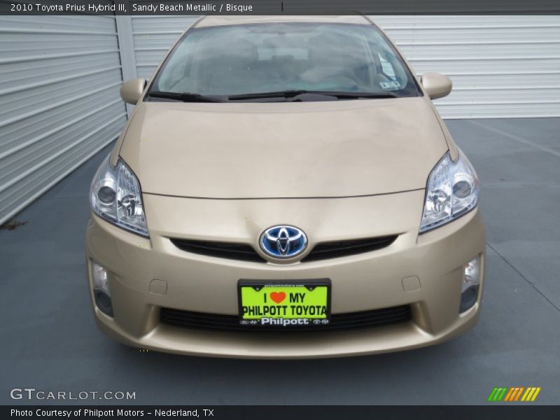 Sandy Beach Metallic / Bisque 2010 Toyota Prius Hybrid III