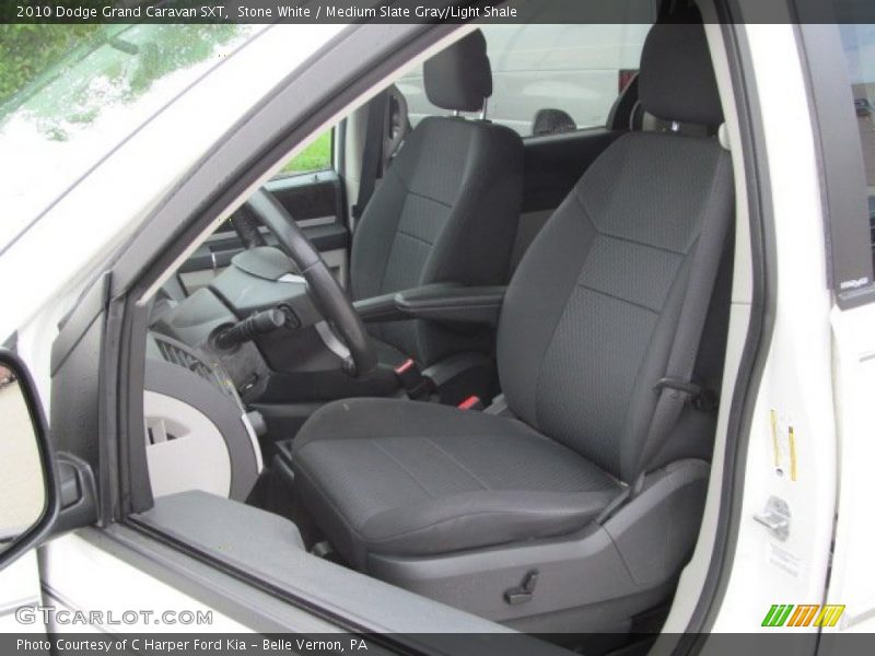 Stone White / Medium Slate Gray/Light Shale 2010 Dodge Grand Caravan SXT