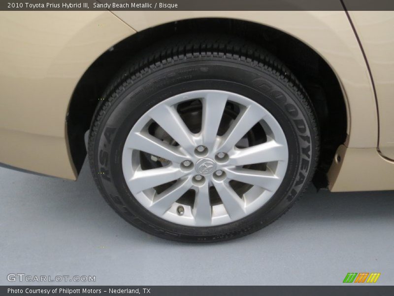 Sandy Beach Metallic / Bisque 2010 Toyota Prius Hybrid III