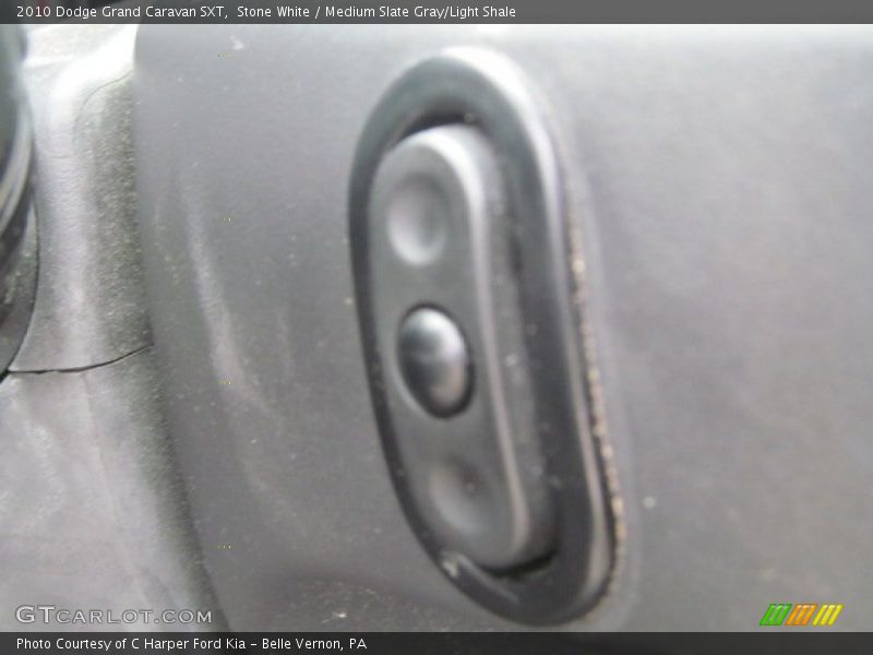 Stone White / Medium Slate Gray/Light Shale 2010 Dodge Grand Caravan SXT