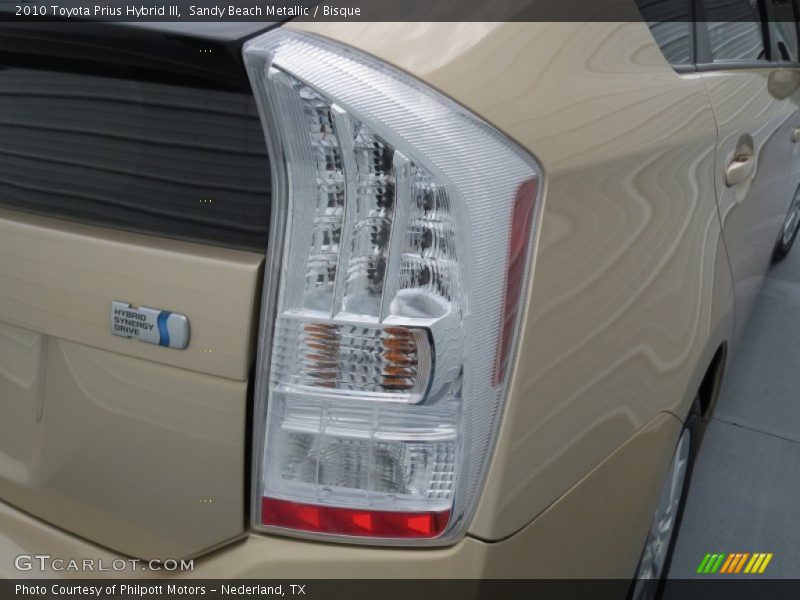 Sandy Beach Metallic / Bisque 2010 Toyota Prius Hybrid III