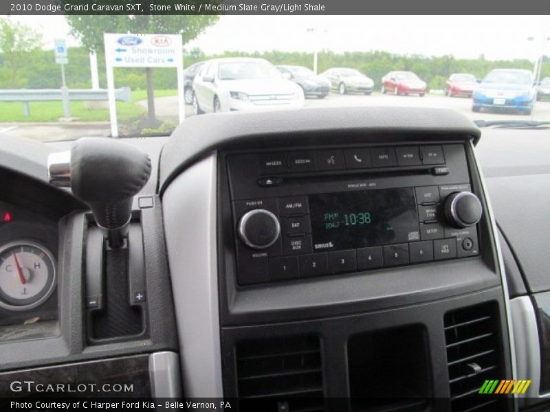 Stone White / Medium Slate Gray/Light Shale 2010 Dodge Grand Caravan SXT