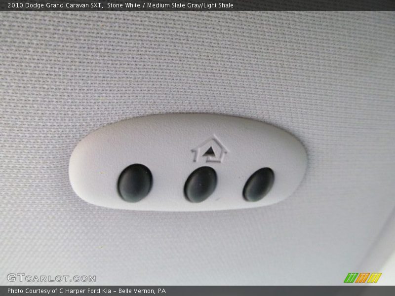 Stone White / Medium Slate Gray/Light Shale 2010 Dodge Grand Caravan SXT