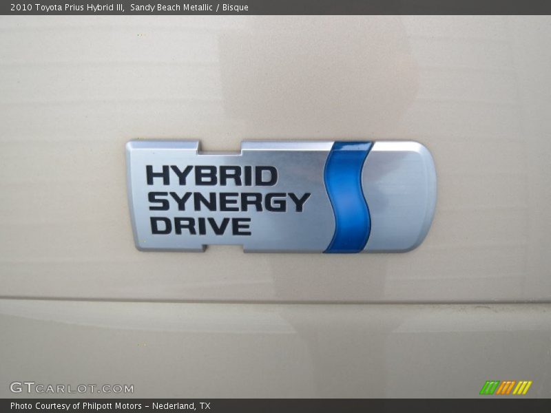Sandy Beach Metallic / Bisque 2010 Toyota Prius Hybrid III