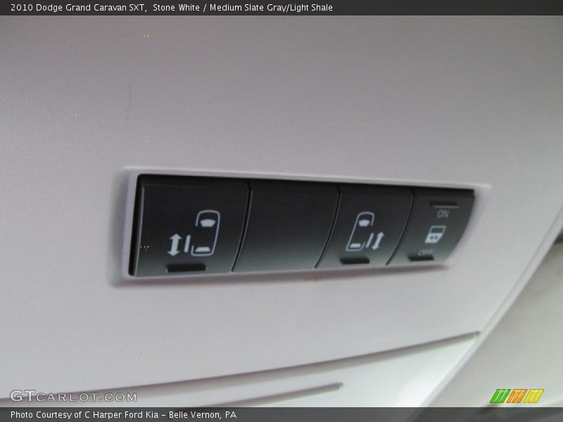 Stone White / Medium Slate Gray/Light Shale 2010 Dodge Grand Caravan SXT